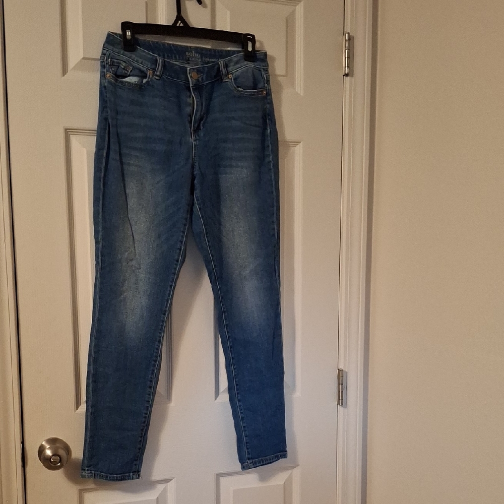 Soho Blue Boyfriend Jeans Casual Fit